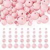 100Pcs 5 Styles Opaque Acrylic Beads MACR-TADJ0001-12G-2