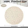 Flannel Stool Cover AJEW-WH20816-066A-2