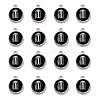 Platinum Plated Alloy Charms X-ENAM-S118-02I-P-2