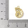Brass Micro Pave Cubic Zirconia Pendants KK-P290-48G-3