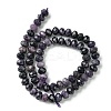 Natural Sugilite Beads Strands G-A092-G04-03-3