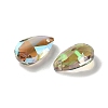 Faceted Teardrop Glass Pendants GLAA-O008-A27-2