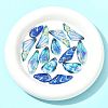 16Pcs 7 Styles Transparent Epoxy Resin Pendants RESI-FS0002-33A-7