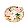 Alloy Enamel Pendants ENAM-147-03A-G-2