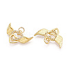 Brass Micro Pave Cubic Zirconia Pendants ZIRC-T016-03G-2