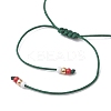 Glass Seed Beads Braided Bead Bracelets BJEW-MZ00231-01-4
