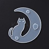 DIY Animal on the Crescent Moon Big Pendant Silicone Molds LS-DIY-F125-03-3