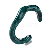 Twisted Acrylic Cuff Bangles for Women BJEW-F538-03B-2