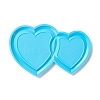Double Heart Photo Frame Silicone Molds DIY-M039-14-3