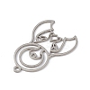 Non-Tarnish 201 Stainless Steel Pendants LS-STAS-K250-03P-2