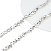 Alloy Rhinestone Cup Chain LCHA-WH0001-03P-1