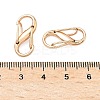 Alloy Double S Snap Hook Spring Keychain Clasps FIND-C084-01KCG-3
