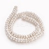 Electroplated Natural Lava Rock Beads Strands G-P400-06S-1