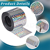 Holographic Laser Shining Bopp PET Plastic Scrapbook Decorative Adhesive Tapes AJEW-WH20010-47C-03-6