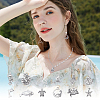 120Pcs 12 Styles Tibetan Style Alloy Pendants FIND-UN0007-27-5
