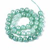 Anti-Tarnish Electroplate Glass Beads Strands GLAA-N064-10mm-06-2