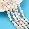 Natural Cultured Freshwater Pearl Beads Strands PEAR-P064-20K-09F-1