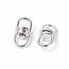 Alloy Double Eye Swivel Clasps LS-PALLOY-WH0082-47P-1