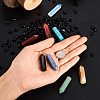 8Pcs 8 Style Natural Pointed Beads G-FW0001-26-5