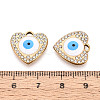 304 Stainless Steel Rhinestone Pendants STAS-N110-48A-G-3