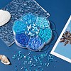 7 Style Baking Paint & Transparent & Trans & Ceylon Glass Seed Beads SEED-YW0001-45D-5