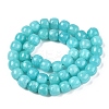 Dyed Natural White Jade Beads Strands G-T138-S10-2