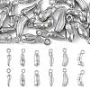 24Pcs 6 Styles Vegetables 304 Stainless Steel Charms STAS-FS0002-11-1