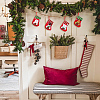 12Pcs 4 Styles Cloth Christmas Stocking Gift Bag Pendant Decoration FIND-SP0020-60D-5