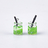 Glass Bottle Pendants GLAA-S181-04D-2