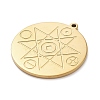 304 Stainless Steel Pendants LS-STAS-Q002-06G-2