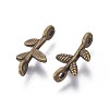 Tibetan Style Links Connectors LS-MLF0801Y-2