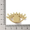 Rack Plating Brass Pave Clear Cubic Zirconia & Glass Pendants KK-G504-23G-02-3