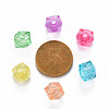 Transparent Acrylic Beads TACR-Q259-10mm-V-01-4