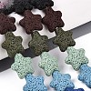 Natural Lava Rock Beads Strands G-N257-23A-01-3