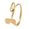 304 Stainless Steel Cuff Bangles for Women LS-BJEW-B147-03G-2
