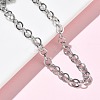 304 Stainless Steel Rolo Chain Bracelets for Women BJEW-Z152-01P-2