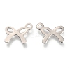 Non-Tarnish 201 Stainless Steel Charms STAS-H143-08P-2