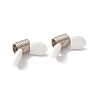 201 Stainless Steel Mini Spring Bead Clamps for Beading Jewelry Making TOOL-D058-01P-3