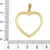 304 Stainless Steel Pendants LS-STAS-K315-02A-G-3