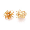 Brass Micro Pave Cubic Zirconia Pendants KK-N263-127G-2