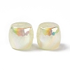 Opaque Acrylic Beads OACR-C009-01B-2