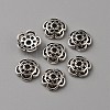 Tibetan Style Alloy Bead Caps FIND-WH0116-07A-AS-1