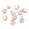 Ion Plating(IP) 304 Stainless Steel Charms STAS-I124-01C-RG-1