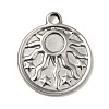 Tarnish Resistant 304 Stainless Steel Pendant Cabochon Settings STAS-G278-01P-1