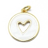 Brass Enamel Pendants KK-M207-D02-08-1