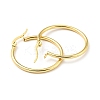 PVD Vacuum Plating 201 Stainless Steel Hoop Earrings for Women LS-EJEW-G260-02A-G-2