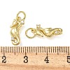 Rack Plating Brass Micro Pave Cubic Zirconia Pendants KK-K392-20A-G-3