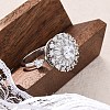 Sunflower Rotatable Open Cuff Rings for Women LS-RJEW-C118-10P-2