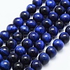 Natural Tiger Eye Beads Strands G-F561-6mm-B02-1