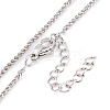 Butterfly Rack Plating Brass ABS Pearl Pendant Necklaces NJEW-S423-03P-3